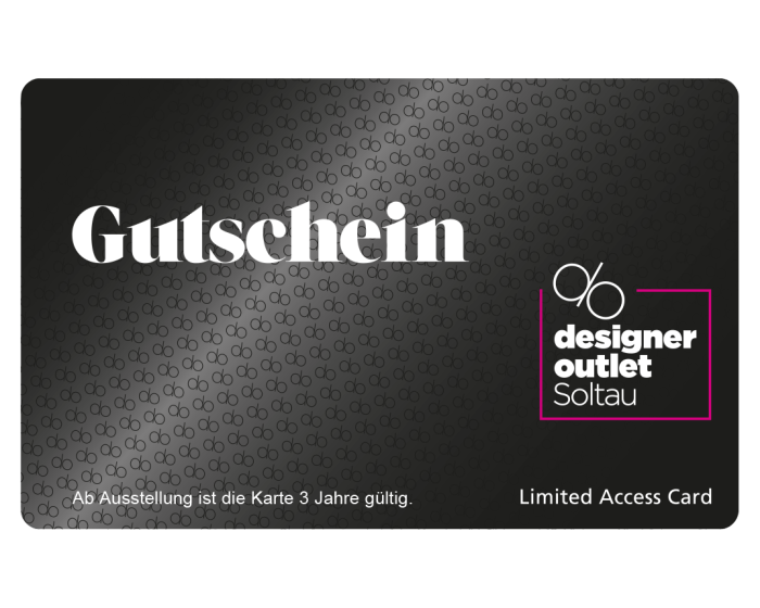 Designer Outlet Soltau Gutscheinkarte